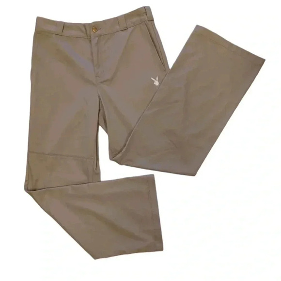 Playboy By Pacsun Tan Work Pants Trousers  Size 30 - Picture 5 of 10